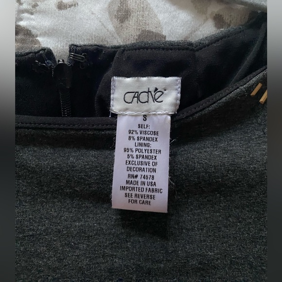 Caché long sleeve studded dress. - Picture 3 of 5